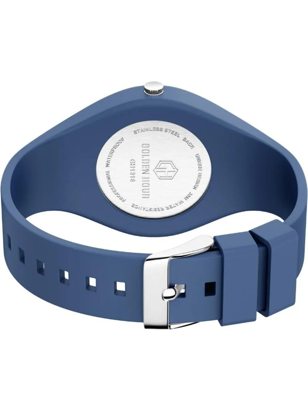 Waterproof Sports Analog Watch for Nurses & Students - Military Time, Glow Dial